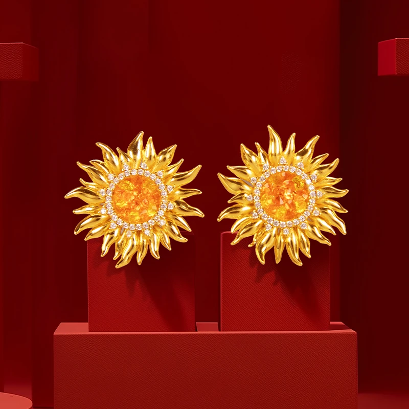 Sun-facing Earring