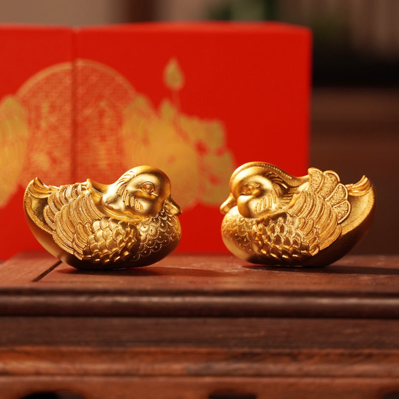 Golden Couple (A Pair of Mandarin Ducks)
