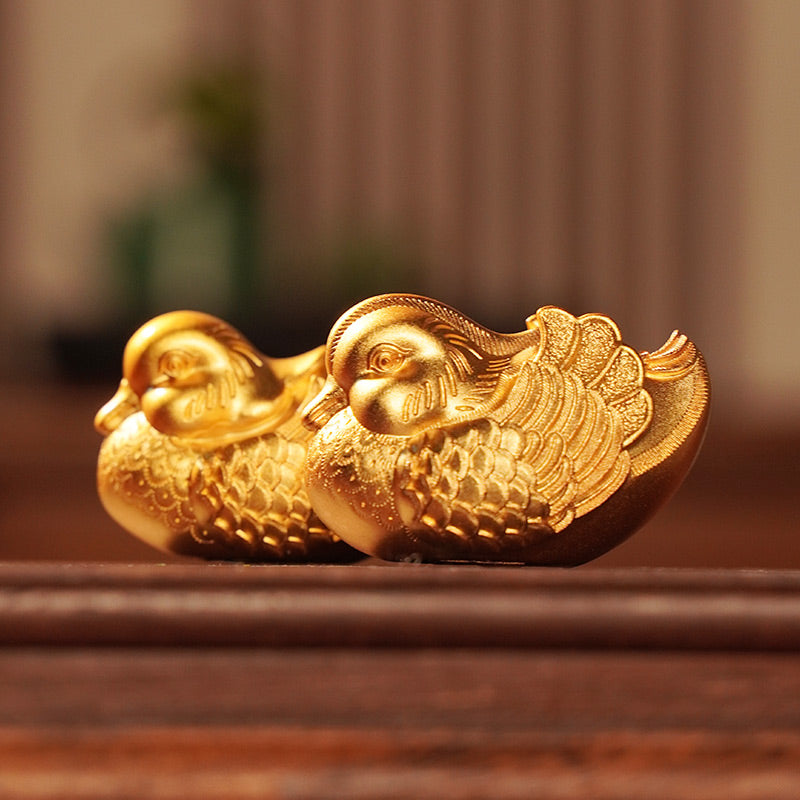 Golden Couple (A Pair of Mandarin Ducks)