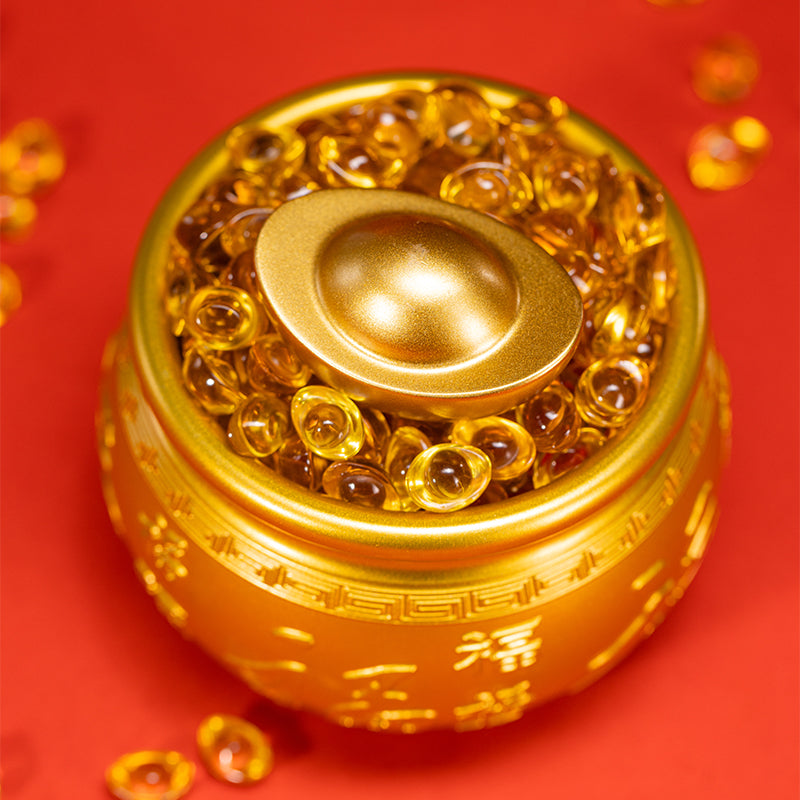 Hundred Blessings Treasure Bowl+Medium-sized Ignot set(ZBRT)