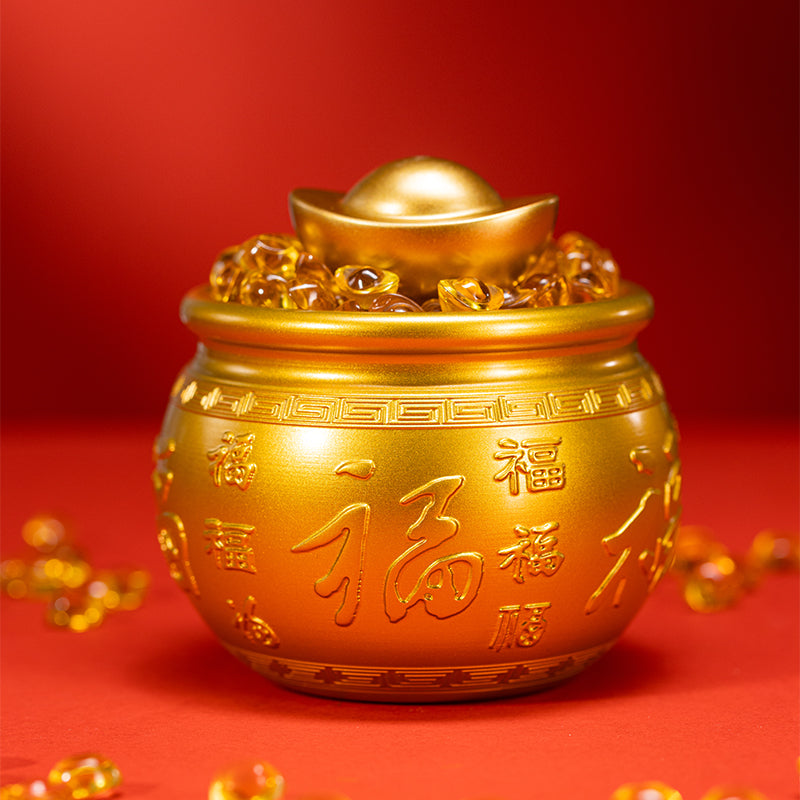 Hundred Blessings Treasure Bowl+Medium-sized Ignot set(ZBRT)