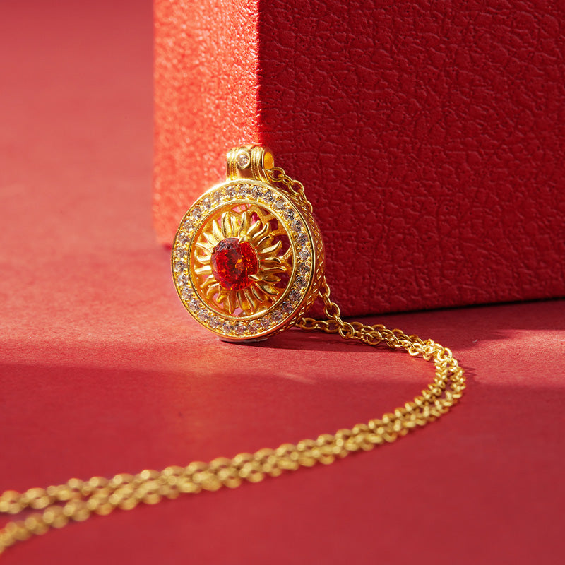 Sunflower Blooming Necklace