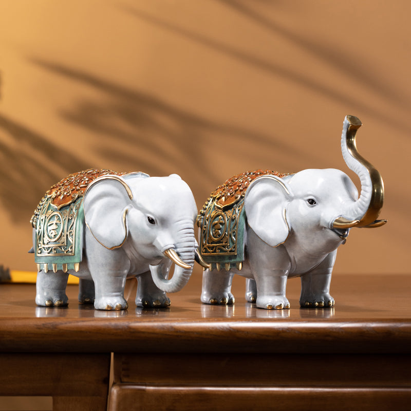 Auspicious Elephant Prosperity Downlooking (ZBRT)