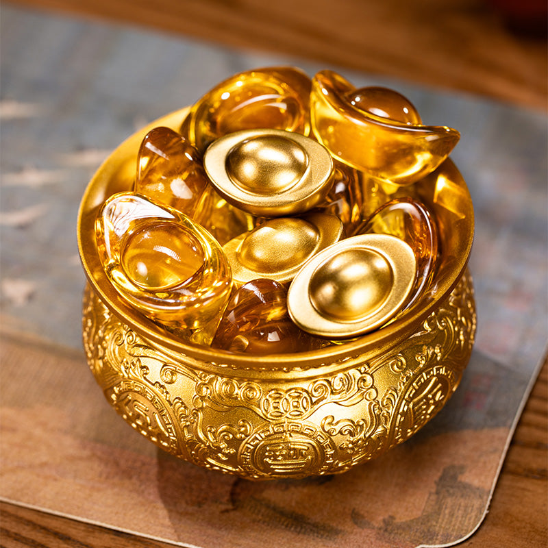 Golden Basin of Wealth Gift Set