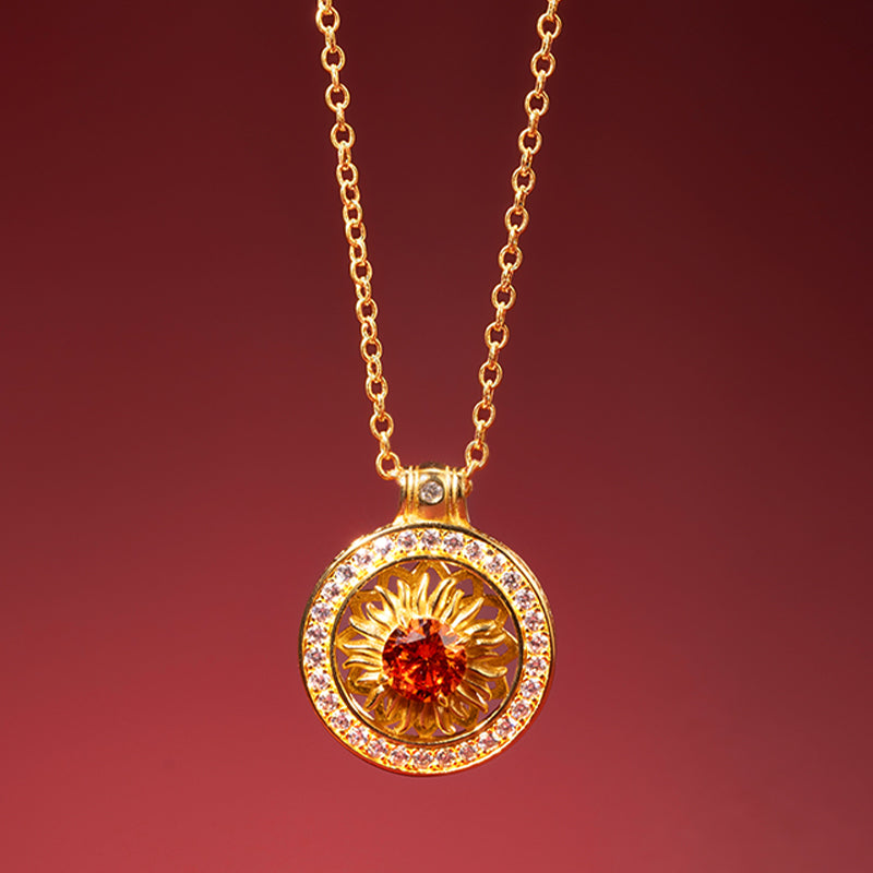 Sunflower Blooming Necklace