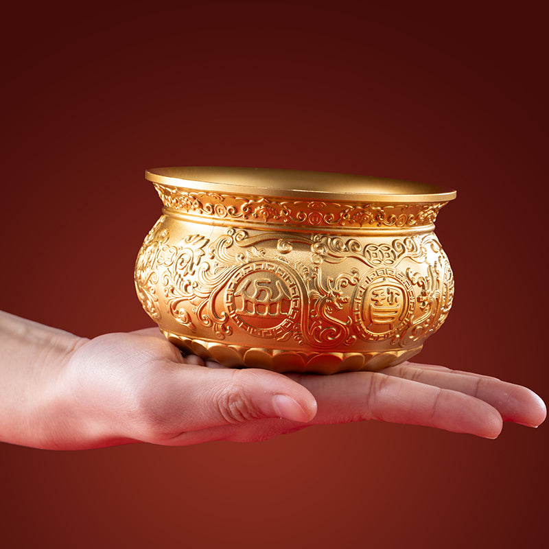Golden Basin of Wealth Gift Set