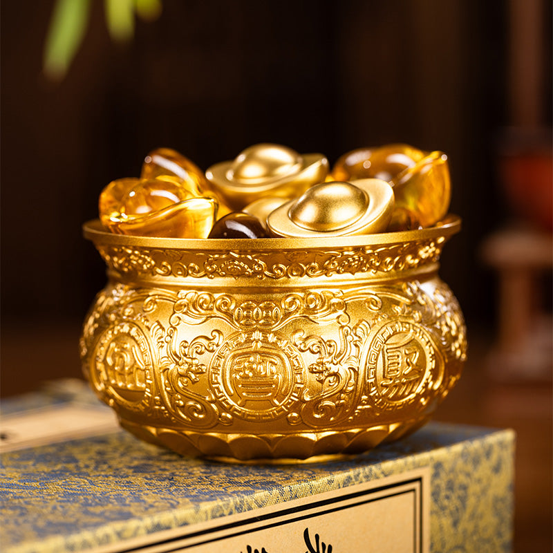 Golden Basin of Wealth Gift Set