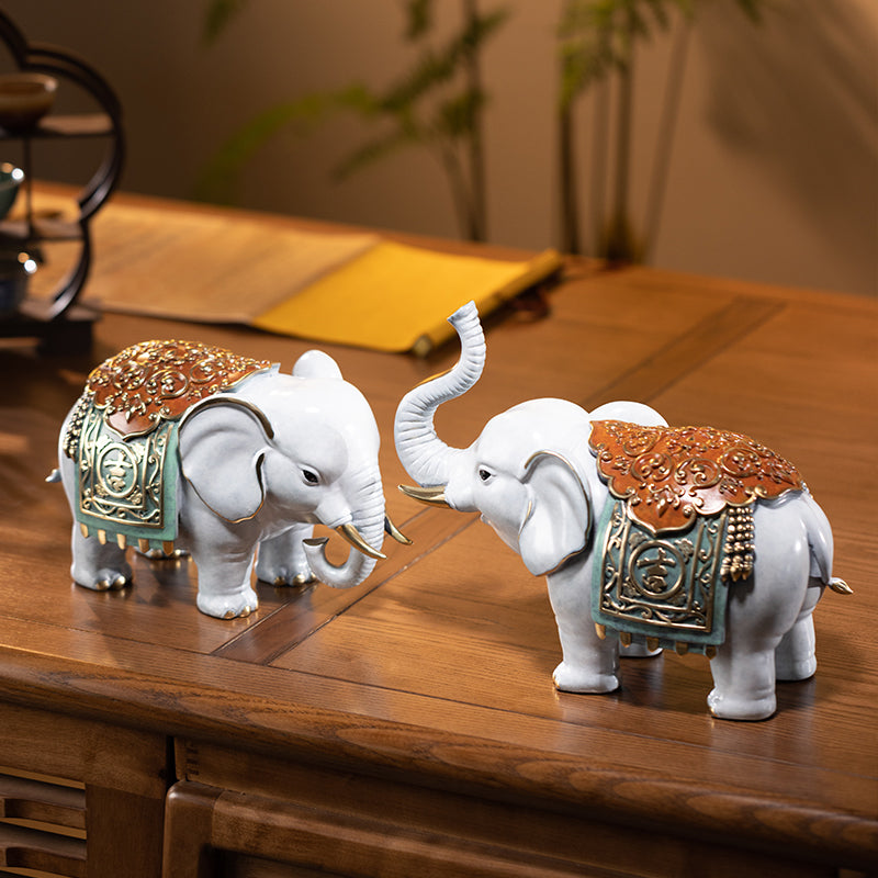 Auspicious Elephant Prosperity Downlooking (ZBRT)